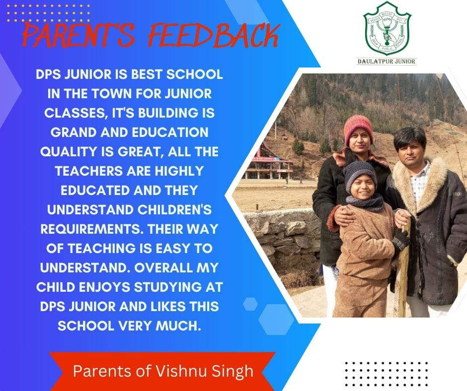 parent's testimonial