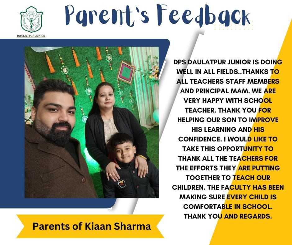 parent's testimonial
