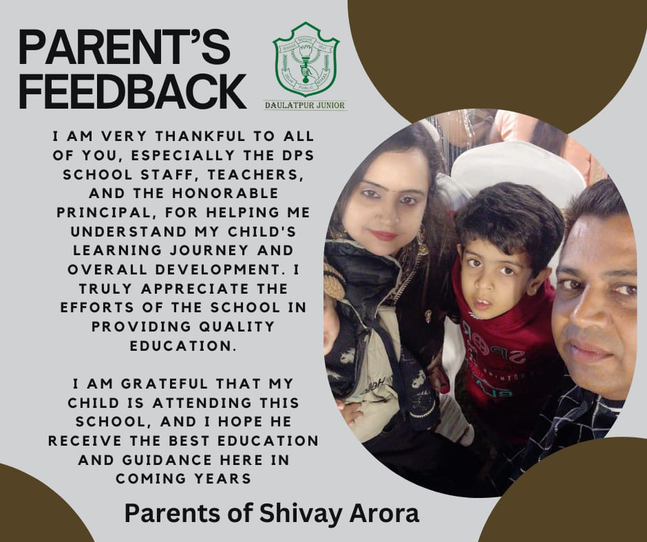 parent's testimonial
