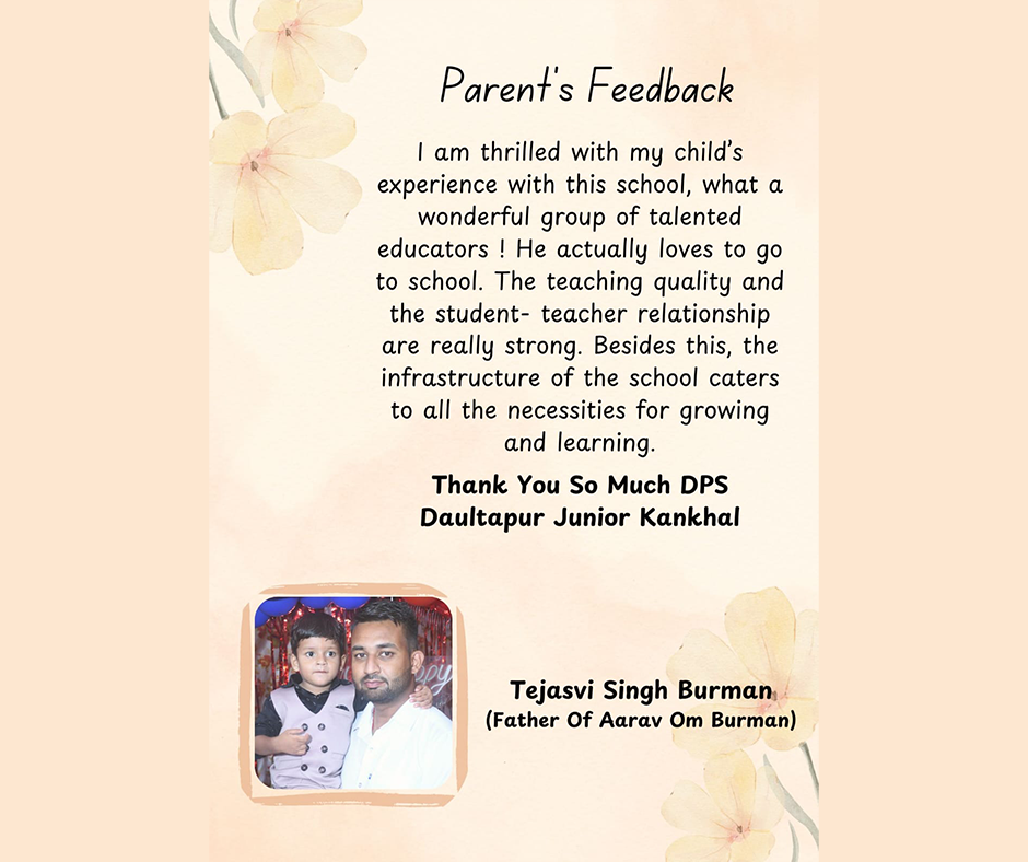 parent's testimonial