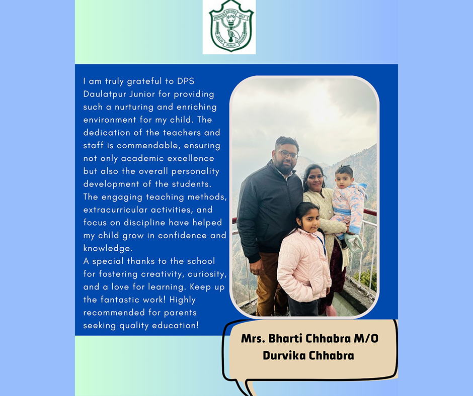 parent's testimonial