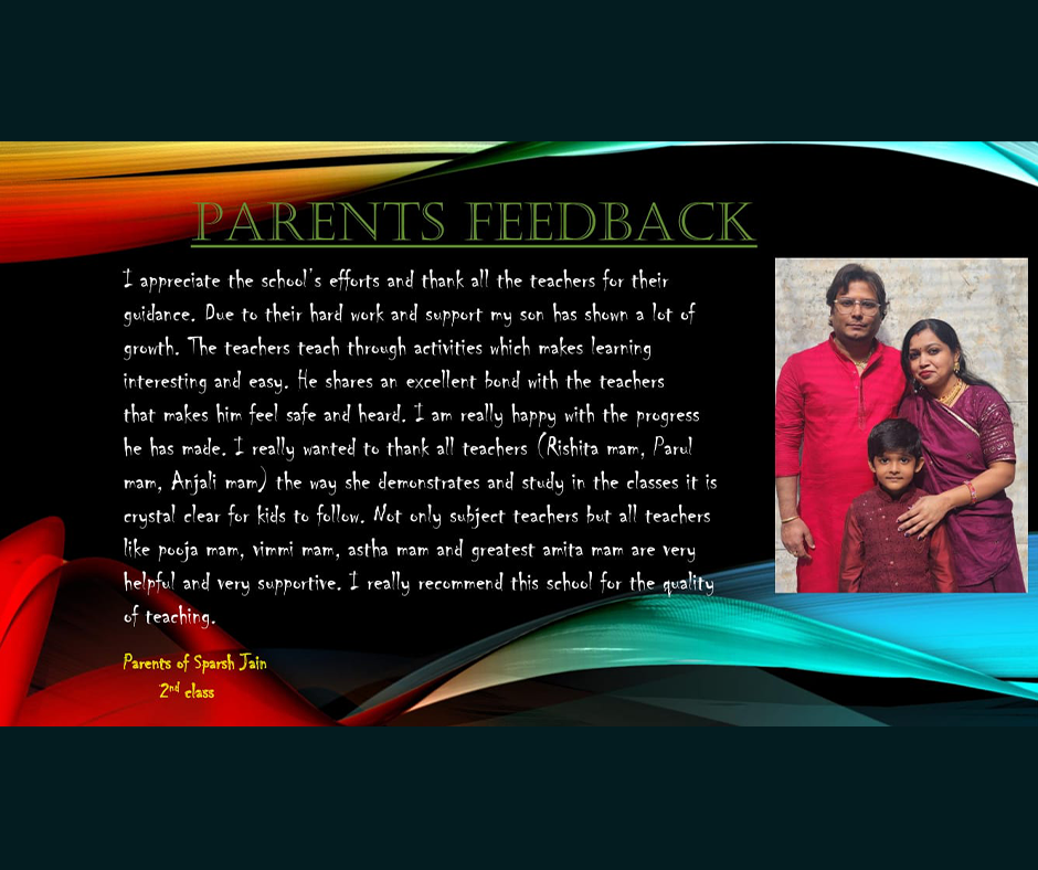 parent's testimonial